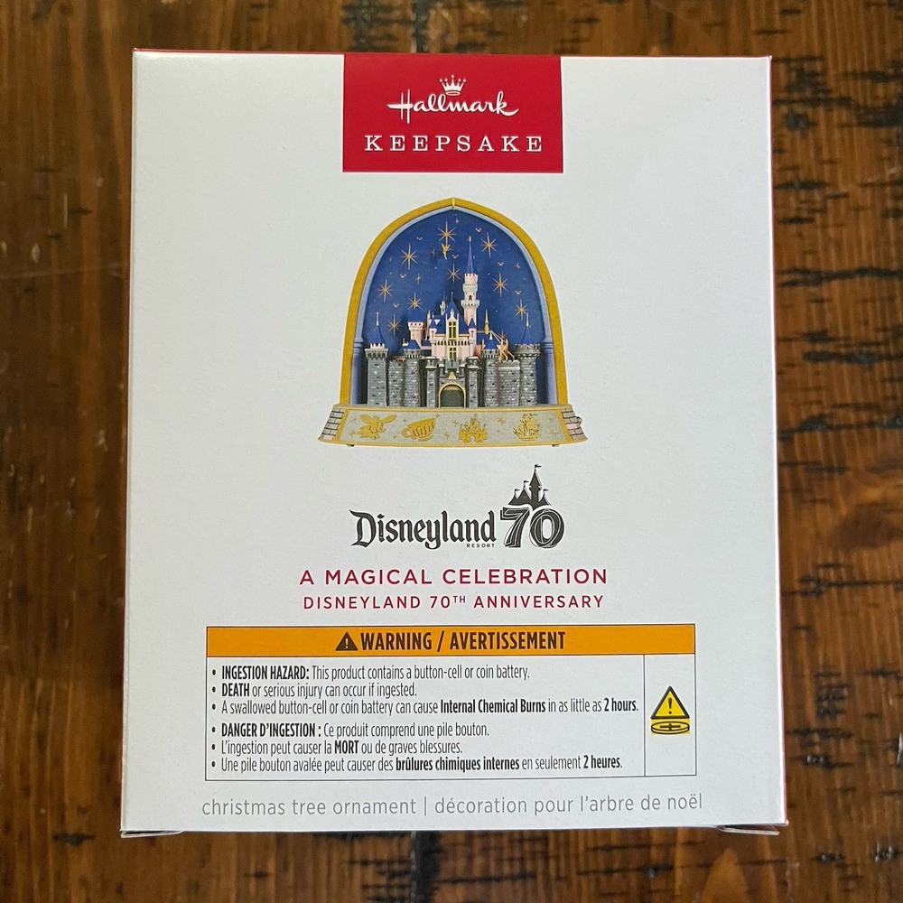 Hallmark 2025 Disneyland‎ 70th Anniversary A Magical Celebration Ornament-NIB